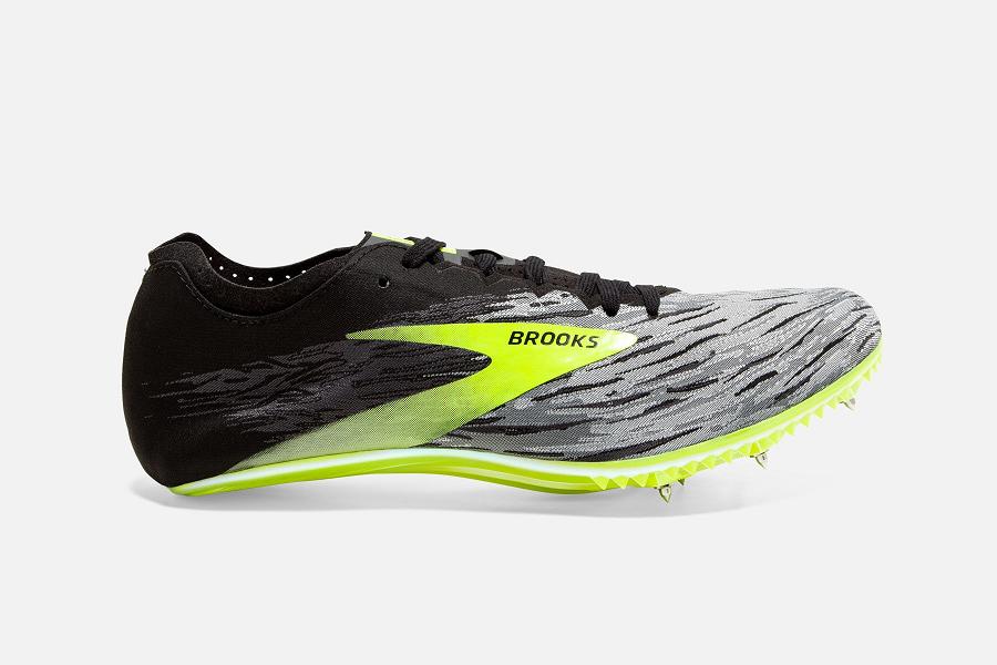 Brooks Παπούτσια Στίβου Spikes QW-K v4 Ανδρικα Μαυρα GR643809